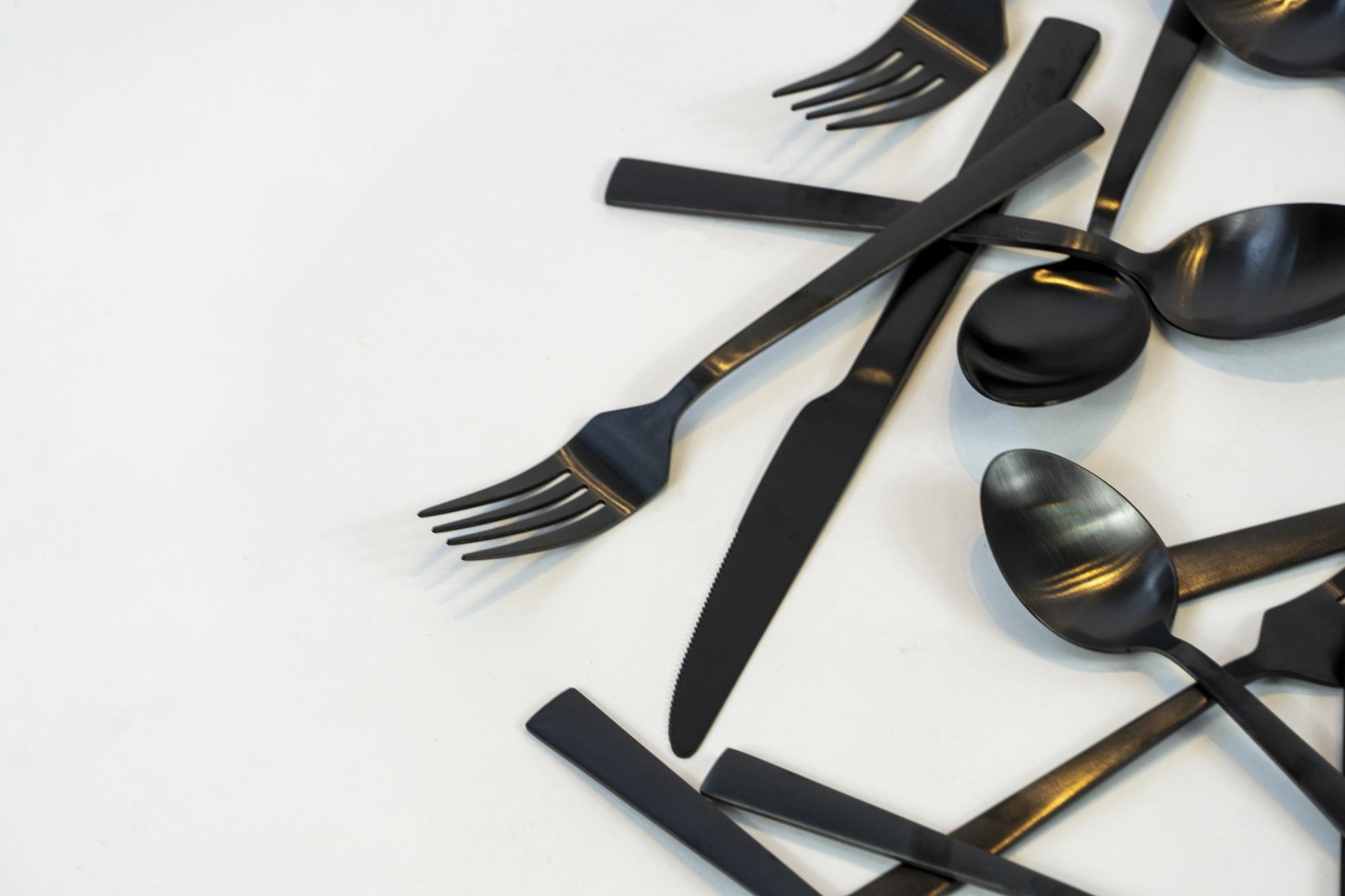 Counter with plated tasting set